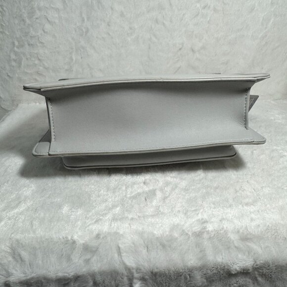 Pixie Mood Zoe Crossbody Purse Handbag Gray Vegan Leather Adjustable Strap - Picture 8 of 13